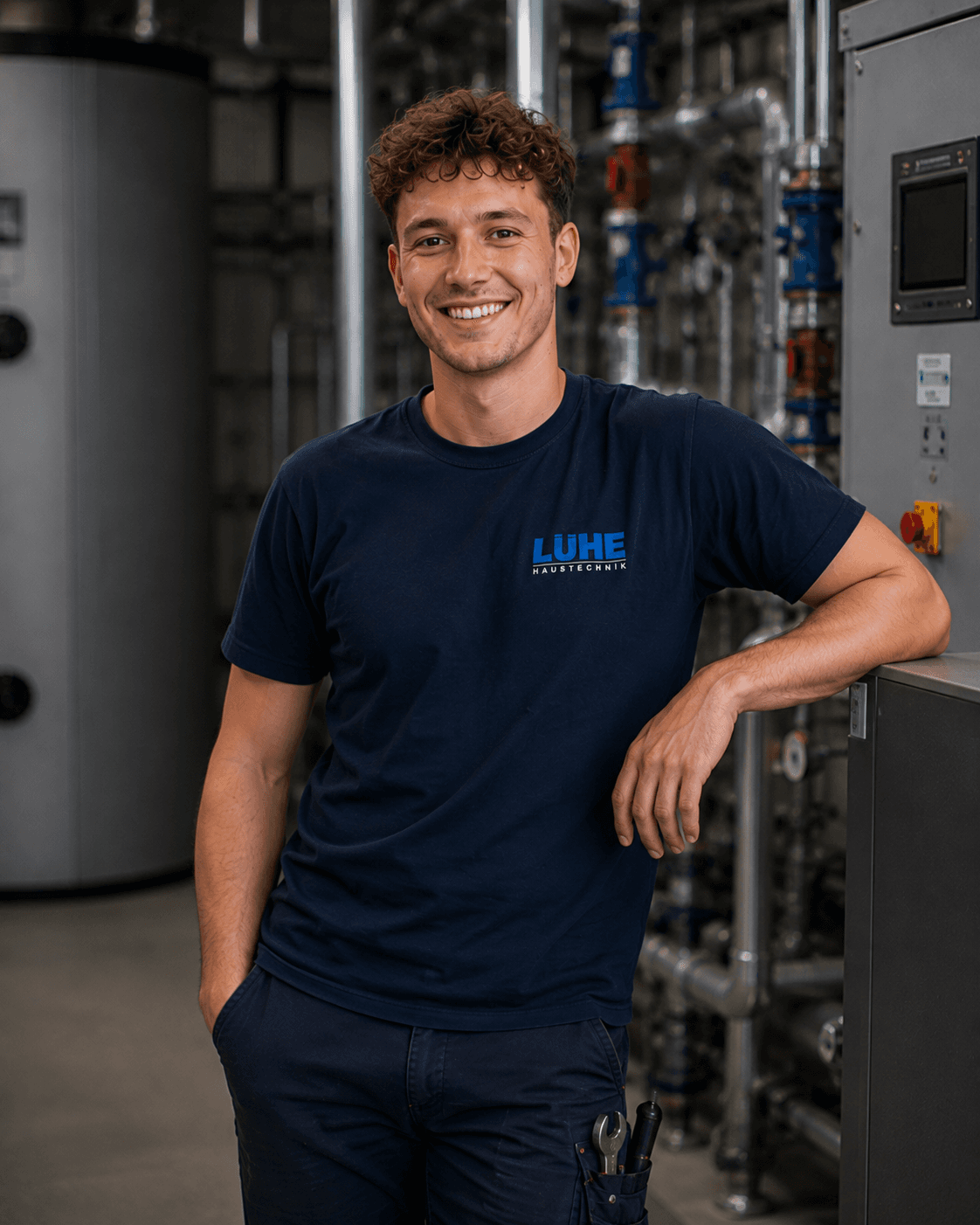 Martin, Anlagenmechaniker SHK bei Lühe Haustechnik